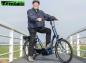 Preview: Elektro-Fahrrad Tiefeinstieg ERGO, Burgers, 51 cm, 24 Zoll grau